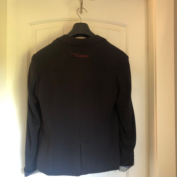 NWT Desigual Blazer w/ Blue Accents and Lining - Picture 8 of 12